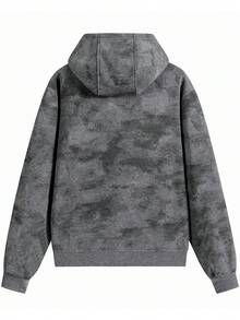 WASSUP OTHER Herren Jacke, Frühling/Herbst Herren Reißverschluss Kapuzenjacke, modisch bequeme Lässig Jacke, Fleece Alltagsjacke vielseitig einsetzbar