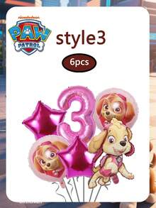 Paw Patrol 6 Stücke Tägliche Cartoon Aluminium Folie Geburtstags Party Dekoration Luftballons Bankett Hintergrund Dekorationsprodukte, das beste Urlaubsgeschenk für gute Freunde, Party Atmosphäre Dekoration, perfekte Party Dekoration, Heim Dekorationsartikel, perfekte Zimmer Dekoration, Weihnachtsgeschenke Valentinstag, ideale Freundschaftsgeschenke für Geburtstagsfeierlichkeiten, Souvenirs, Frauen Souvenirs, süße Ästhetik, Valentinstag, Geschenke, Dekorationen, Heimdekoration, Valentinstag Geschenke