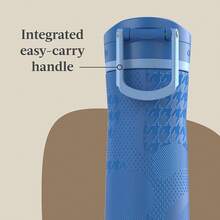 Contigo Jackson Chill 2.0, Vacuum-Insulated Stainless Steel Water Bottle With Secure Lid, Leak-Proof Travel Friendly, 20oz Capacity, Blueberry Color, Keeps Drinks Cold For 12 Hours - 恆星傑伊 - 查看 3