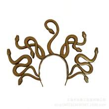 1 件/3 件恐怖蛇发头带美杜莎发饰适合万圣节服装