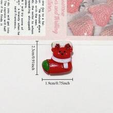 Creative Santa Claus Refrigerator Magnets, Snowman, Reindeer Refrigerator Stickers, Creative Stickers Photo Wall Black And White Version Home Kitchen Decoration Stickers, Cute Decoration Stickers, Kitchen Office Whiteboard Storage Cabinet Decoration, Kitchen Decoration, Home Decoration, Valentine's Day Gifts, Gifts For Friends And Family - Multicolor - View 8