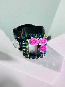 New Style, Ring With 3 Flowers, Single-Sided Rhinestone Counter, Middle Eastern Bead Counter, Muslim Prayer Bead Ring Counter, Daily Prayer Counter - Multicolor - View 13