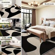 Thảm trải sàn 850g/M² trong nhà, có thể giặt được, mềm mại, dày dặn, dễ gấp, đa năng, thiết kế cổ điển, thảm trang trí phòng khách, trang trí nhà cửa, lối vào - Nhiều màu - Xem 8