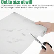 1 Roll EVA Drawer Liners Waterproof Kitchen Shelf Liner Non-Adhesive Refrigerator Liners Waterproof Fridge Mats With Strong Durable Kitchen Cabinets Mat For Drawers