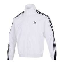 Adidas FIREBIRD TT Jacket/Outerwear Woven Loose Fit Men's Commuter Casual Sports JY1328 - White/Black - View 2