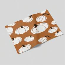 4 Stücke Thanksgiving Kürbis Hitze Isolierung Tischsets, beige Vase Untersetzer, Kaffeetassen Matten, waschbar, leicht zu reinigen, abwischbar, rutschfest, hitzebeständig, geeignet für Raumdekoration, Esszimmerdekoration, Heimdekoration, Partydekoration, geeignet für Feiertage, Partys, Zusammenkünfte, Geburtstage, Hochzeiten, Geschenke, Abendessen, Outdoor, Picknicks.