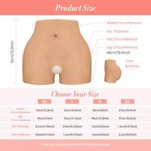 Silicone Butt Enhancer Shorts, Unisex Silicone Fake Buttocks Shaping Pants, Thickened Design Lift Peach Butt, Confidence Shaping