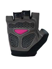 Găng tay thể thao mùa đông không ngón unisex - Hỗ trợ và bảo vệ khớp, lý tưởng cho tập luyện thể dục, đi bộ đường dài và đạp xe ngoài trời. - Hồng - Xem 5