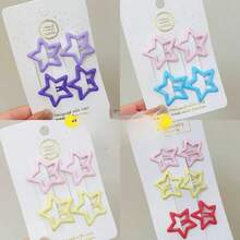 3/6/8/12/16件套可爱刘海夹、侧夹、小发夹、BB夹发饰，纸板包装