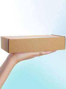 8 piezas/4 piezas/1 pieza - Cajas de envío a granel de color marrón, cajas de correo con cerradura para pequeños negocios, cajas de regalo de cartón medianas para envolver regalos por correo - Embalaje de regalo - Embalaje de regalo pequeño
