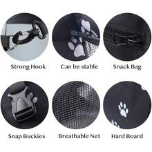 Larora 1 Pet Dog Car Booster Seat Basket, Portable Folding Basket, Suitable For Dogs And Cats Weighing Less Than 30 Pounds.