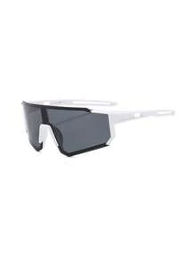 Large Frame Sports Fashion Glasses For Men And Women, Colorful Reflective Fashion Glasses, Suitable For Summer Sun Protection, Beach Vacation, Outdoor Sports, Mountain Climbing Fishing, Cycling, Shopping And Photography Accessories