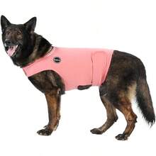 Dog Anxiety Jacket, Skin-Friendly Dog Calming Shirt - Dog Coat For Thunder, Fireworks, Vet Visits And Separation - Keep Pet Calm Without Medicine & Training, Anti Anxiety Vest For DogsChristmas - Hồng - Xem 1