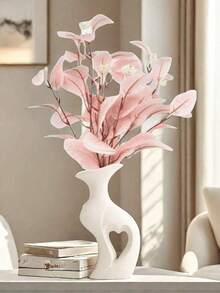 Artistic High Quality Creative Nordic Style Heart-Shaped Hollow Vase, Suitable For Desktop Placement, Bedroom Decor, Room Decor, Or Anniversary And Birthday Gifts