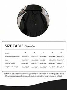 Mujer003 Sudadera de mujer Almacén local en México casual vestidos de mujer casual deporte hogar otoño e invierno sudadera de manga larga  cómoda ajuste suave estampado versátil  Sudadera con capucha negra estampada con diseño de baloncesto y texto "competition BASKETBALL TOURNAMENT 76 INTERNATIONAL BASKETBALL SPORTS CORPORATION" - Negro - Ver 3