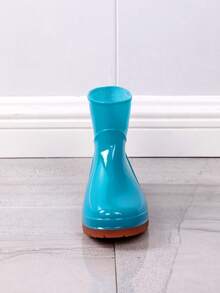 Women's Rain Boots, Solid Color Commuter PVC Plastic (Polyvinyl Chloride) Rain Shoes, Outdoor All Season Garden Shoes, Non-Slip Waterproof Waterproof Shoes, Waterproof Boots, Women's Water Shoes, Kitchen Rubber Shoes