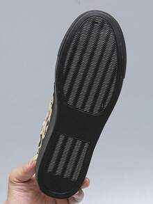 Giày thể thao ngoài trời thời trang mới dành cho nữ, giày thể thao buộc dây thoải mái, đa năng, có khóa kéo bên hông, họa tiết da báo, vá lỗi - Nhiều màu - Xem 6