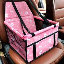 Larora 1 Pet Dog Car Booster Seat Basket, Portable Folding Basket, Suitable For Dogs And Cats Weighing Less Than 30 Pounds.
