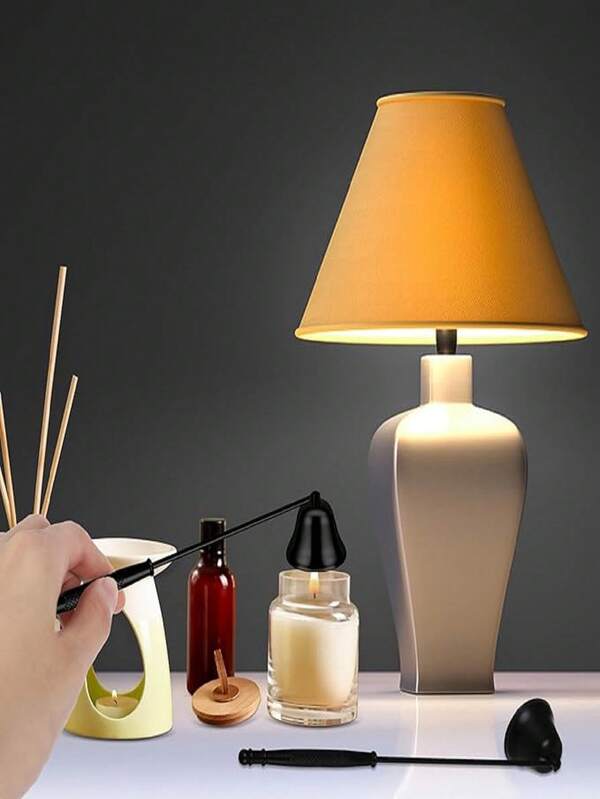 1 Pc Candle Extinguisher With Long Handle, Metal Wick Snuffer Candle Snuffer Accessory With Long Handle For Scented Candle, Aromatherapy Candles For Putting Out Candles Flame