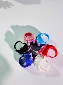 New Style, Ring With 3 Flowers, Single-Sided Rhinestone Counter, Middle Eastern Bead Counter, Muslim Prayer Bead Ring Counter, Daily Prayer Counter - Multicolor - View 3