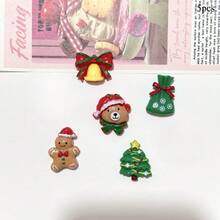 Creative Santa Claus Refrigerator Magnets, Snowman, Reindeer Refrigerator Stickers, Creative Stickers Photo Wall Black And White Version Home Kitchen Decoration Stickers, Cute Decoration Stickers, Kitchen Office Whiteboard Storage Cabinet Decoration, Kitchen Decoration, Home Decoration, Valentine's Day Gifts, Gifts For Friends And Family - Multicolor - View 10
