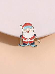 1/6pcs Cartoon Series Brooch, Santa Claus, Bell, Snowman Decor For Clothes, Bags, Accessories Halloween Halloween Accessories Teachers Day00 Jewelry Costume Accessories Bag Charms Office Accessories Christmas Gift