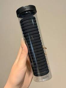 2 pachete/set elastice de păr multicolore, asortate, care acoperă negru clasic, tonuri pământii, culori macaron, stil minimalist și versatil - potrivite pentru fete, femei și bărbați, aplicabile pentru naveta, sport, acasă și toate scenariile, coadă de cal sigură, împletitură, cocuri fără a deteriora părul, suporturi pentru coadă de cal, elastice de păr, benzi de cauciuc pentru păr, șnururi, elastic de păr, accesorii pentru acasă, cadouri pentru femei, frânghie de păr - Multicolor - Vizualizare 4