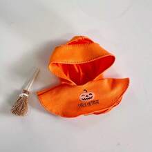 [Clothes Only] 1st & 2nd Generation Clothing Mystery Box For LABUBU, Halloween Costume Witch Broom Pumpkin Cloak Set - Multicolor - View 8
