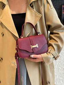 French Retro Square Bag, 2025 Summer New Unique Chic Luxury Crossbody Shoulder Bag, For Commuting