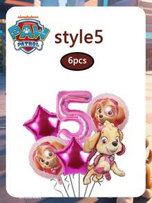 Paw Patrol 6 Stücke Tägliche Cartoon Aluminium Folie Geburtstags Party Dekoration Luftballons Bankett Hintergrund Dekorationsprodukte, das beste Urlaubsgeschenk für gute Freunde, Party Atmosphäre Dekoration, perfekte Party Dekoration, Heim Dekorationsartikel, perfekte Zimmer Dekoration, Weihnachtsgeschenke Valentinstag, ideale Freundschaftsgeschenke für Geburtstagsfeierlichkeiten, Souvenirs, Frauen Souvenirs, süße Ästhetik, Valentinstag, Geschenke, Dekorationen, Heimdekoration, Valentinstag Geschenke