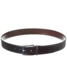 Bruno Magli Luca Reversible Leather Belt - màu đen - Xem 4