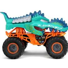 Carro Monster Truck a control remoto recargable USB vehículo apto para todo terreno juguete resistente velocidad para niños y adultos automóvil infantil ruedas grandes - Verde - Ver 4