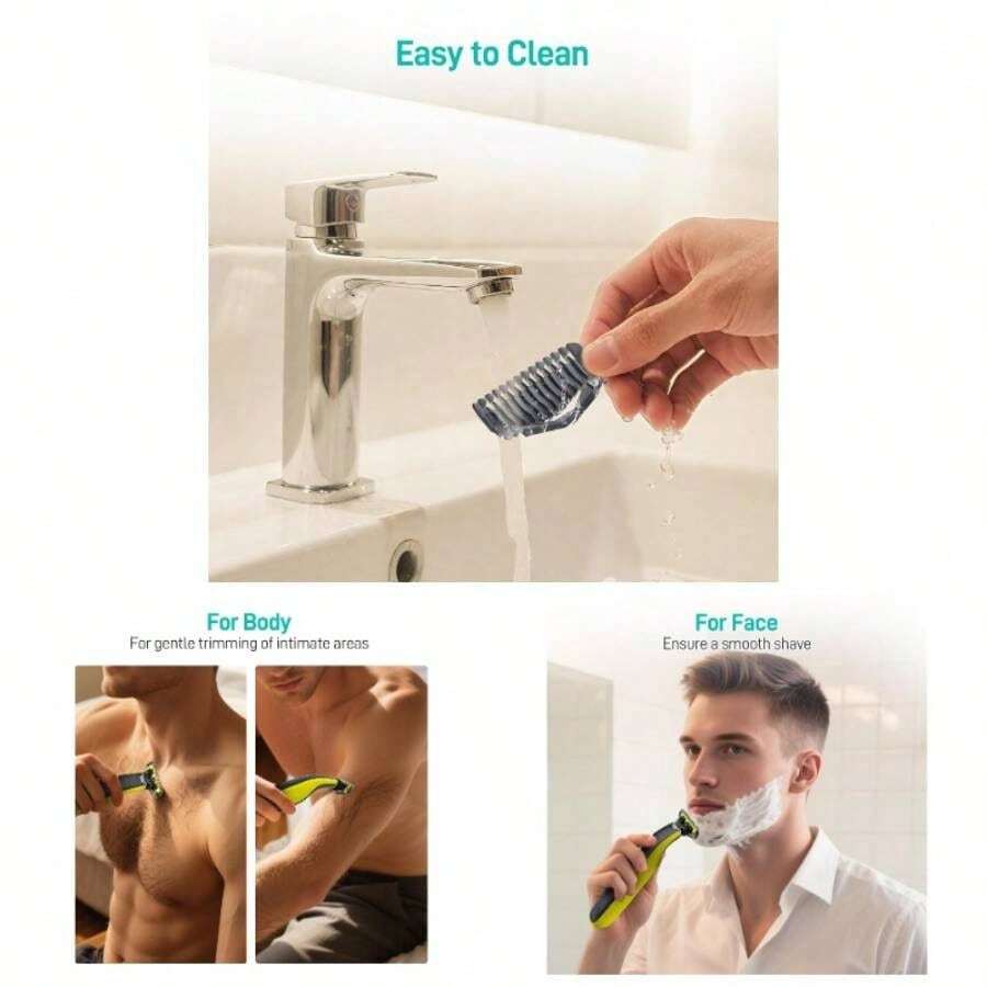 1/3/5mm Guide Combs Compatible With Philips Norelco OneBlade Shaver, Guards Kit, Trimmer Guards Replacement For Face And Body