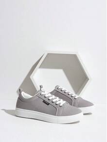 2025 New Spring/Autumn Women's Fashion Casual Sneakers, Anti-Slip Student Sports Shoes, Canvas Breathable