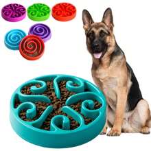 Pet Dog Slow Feeder Bowl Fun Non Slip Anti-Gulping Slower Food Feeding Dishes  Dog Bowl For Large Medium Small Dogs Puppy