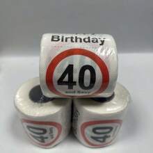 10*10CM pro Blatt, 250 Blatt 2-lagig oder 150 Blatt 3-lagig Toilettenpapier-Rolle mit digital bedrucktem Geburtstagsmuster, farbiges Toilettenpapier mit digitalem Muster