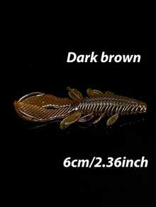 1 pachet/8 bucăți noi năluci realiste de pescuit 6 cm/2,36 inch momeală moale pentru creveți, momeală pentru pești în formă de creveți, simulând mișcarea cozii de pește, momeală de pescuit din silicon, potrivită pentru apă dulce și apă sărată și gropi negre, echipament de pescuit pentru biban de gură mare, momeală pentru prădători, coadă moale, viermi, momeală falsă, cârlige cu cap de plumb, cârlige cu cap de pește pentru lansare lungă, momeală artificială.