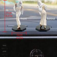 1pc Sexy Ghost Girl Statue Car Decorations, Sexy Ghost Girl Statue Car Ornaments, Interesting Car Ornaments, Sexy Statue Home Ornaments, Sexy Statue Bookshelf Ornaments