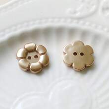 10/20 件金色 4 孔多功能圆形扣，心形花边纽扣，针织开衫衬衫缝纫纽扣 DIY 珠宝配件 - 彩色 - 查看 17