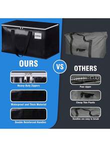 Automotive Trunk Storage Box - Car Trunk Storage Organizer, Portable Organizer Box With Handle, Multifunctional Universal Seat Stowing Box - one-size - View 6