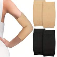 1 Pair Sports Arm Sleeves Compression Elbow Pads Warm Breathable Protective Covers, Suitable For Basketball, Football, Running, Fitness, Cycling And Tennis - Multicolor - View 1