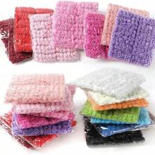 Bó hoa giả bằng xốp 144 bông, hoa hồng mini hình gấu bông, nguyên liệu làm vòng hoa DIY, phụ kiện hộp kẹo, trang trí nhà cửa và đám cưới, hoa cài cổ tay cô dâu, trâm cài áo, phụ kiện đội đầu, trang trí ngày Valentine và năm mới, phụ kiện bánh sinh nhật (Chất liệu nhựa, cần lắp ráp, dễ bị hư hỏng khi kéo mạnh) - 144 chiếc - Xem 5