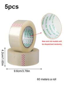 14pcs/1pc Multi-Functional Practical Sealing Box Transparent Tape High Viscosity Is Not Easy To Break Courier Packaging Logistics Turnover 4.2cm Wide Roll Tape A Roll Of Multi-Purpose For A Variety Of Places Moving Packing Tape School Office Tape Back To School