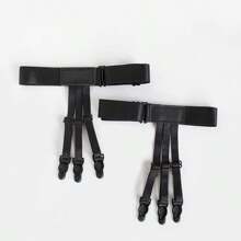 2pcs Adjustable Elastic Shirt Holder Clips For Men - Non-Slip Locking Mechanism, Durable Nylon Material, Easy To Use And Convenient - Perfect For Everyday Wear For Going Out Outfit Wedding Party And For Gift Autumn-Winter Accessories Halloween Costume,Suitable For Teens, Youth,Men,Casual, Outdoor, Athletic, Vacation, Graduation Gifts, Birthday, Daily Wear - Multicolor - View 7
