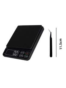 Digital Kitchen Scale, Multi-Unit Electronic Scale, High-Precision Sensor Electronic Scale, 3.0Kg Range/0.1g Accuracy, Compact Measuring Scale, Automatic Shut-Off Function, Multi-Purpose, With One-Touch Tare, One-Touch Unit Conversion, No Manual Calculation Required, Battery-Powered (Batteries Not Included)