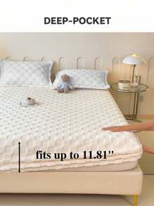 غطاء فراش مطابق أبيض، مفروشات سرير، واقي للمرتبة، غطاء سرير، مفروشات سرير، نسيج منزلي مريح ودافئ، واقي مرتبة مقاوم للتكتل، ناعم وصديق للبشرة، متوفر بألوان متعددة للأولاد والبنات وغرف طلاب الجامعة، ديكور منزلي بسيط وأنيق، مفروشات غرفة نوم ناعمة ومريحة، غطاء مرتبة عصري، واقي مرتبة كامل، قابل للغسل في الغسالة