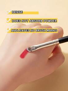 OEIEZ 双头唇刷，可伸缩唇刷，用于口红唇彩的化妆刷，适合日常旅行化妆，荧光笔和遮瑕刷唇部化妆刷