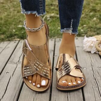 Women's Fashion Beach Resort Orthopedic Slippers, Women's Lightweight Sports Yoga Mat Slippers, Thick Sole Slippers, Comfortable Plantar Fasciitis Arch Support