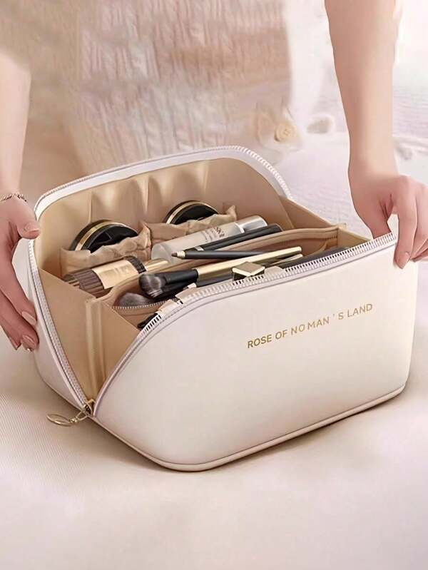 1pc Multifunctional Handbag, Waterproof Cosmetics Storage Bag, Travel Toiletries Bag, Large Capacity Makeup Bag, Holiday Organizer, Back To School Essential, Suitable For Storing Cosmetics, Toiletries, Daily Care Items, Etc., Holiday Gifts. Travel Essentials Bag For School Vacation Supplies Wash Bag Waterproof Toiletry Bag Cruise Essentials Toiletry Bag For Women For Travel For Bathroom For Men For Women