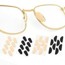 16pcs Eyeglasses Nose Pad Reducing Pressure On The Bridge Of The Nose Anti-Indentation Sponge Pad Eyeglasses Adhesive Super Soft Lifting Nose Pad Comfortable Convenient And Fast The Perfect Gift - Multicolor - View 2